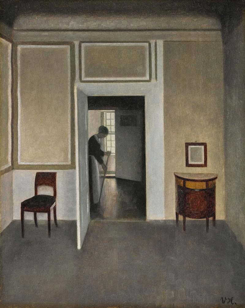 Interior Strandgade by Vilhelm Hammershoi