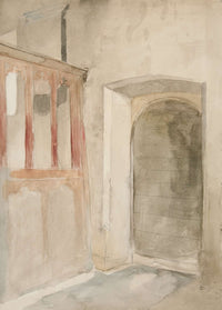 Interior Study by Edwin Austin Abbey