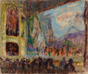 Interior View Of The Finnish Opera by Magnus Enckell
