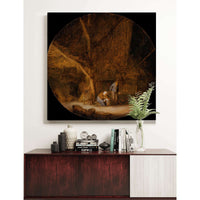 Interior With A Peasant Family by Adriaen Van Ostade