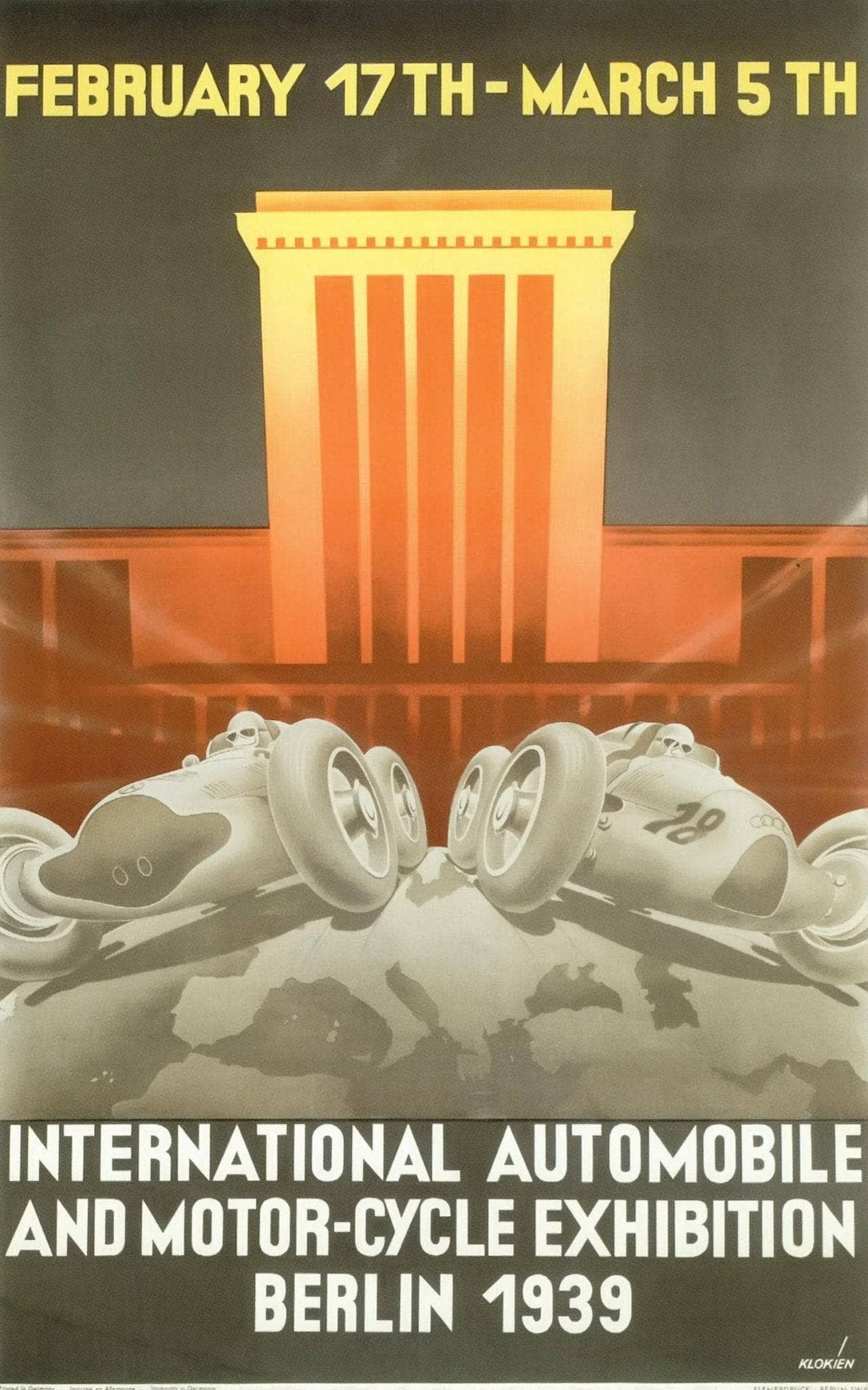 International Automobile and Motor– bike Exhibition in Berlin 1939, 17 February to 5 March