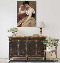 Interrupted Reading by Jean Baptiste Camille Corot