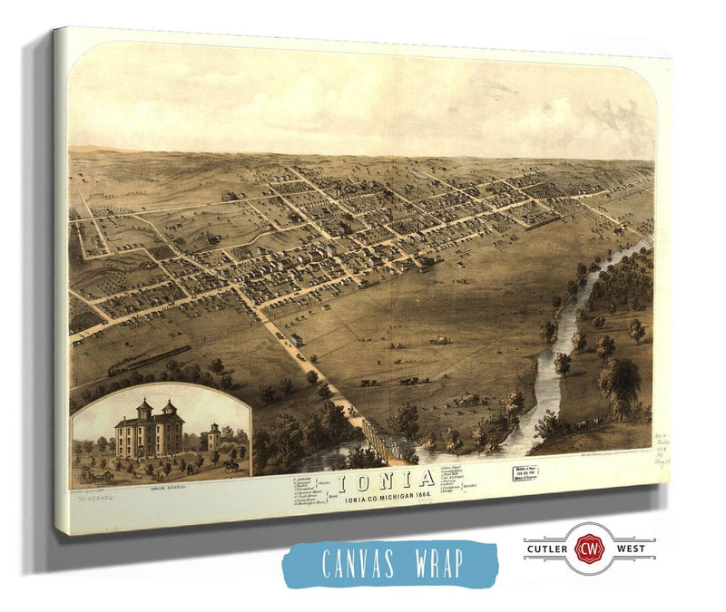 Ionia Ionia Co Michigan 1868 State of Michigan