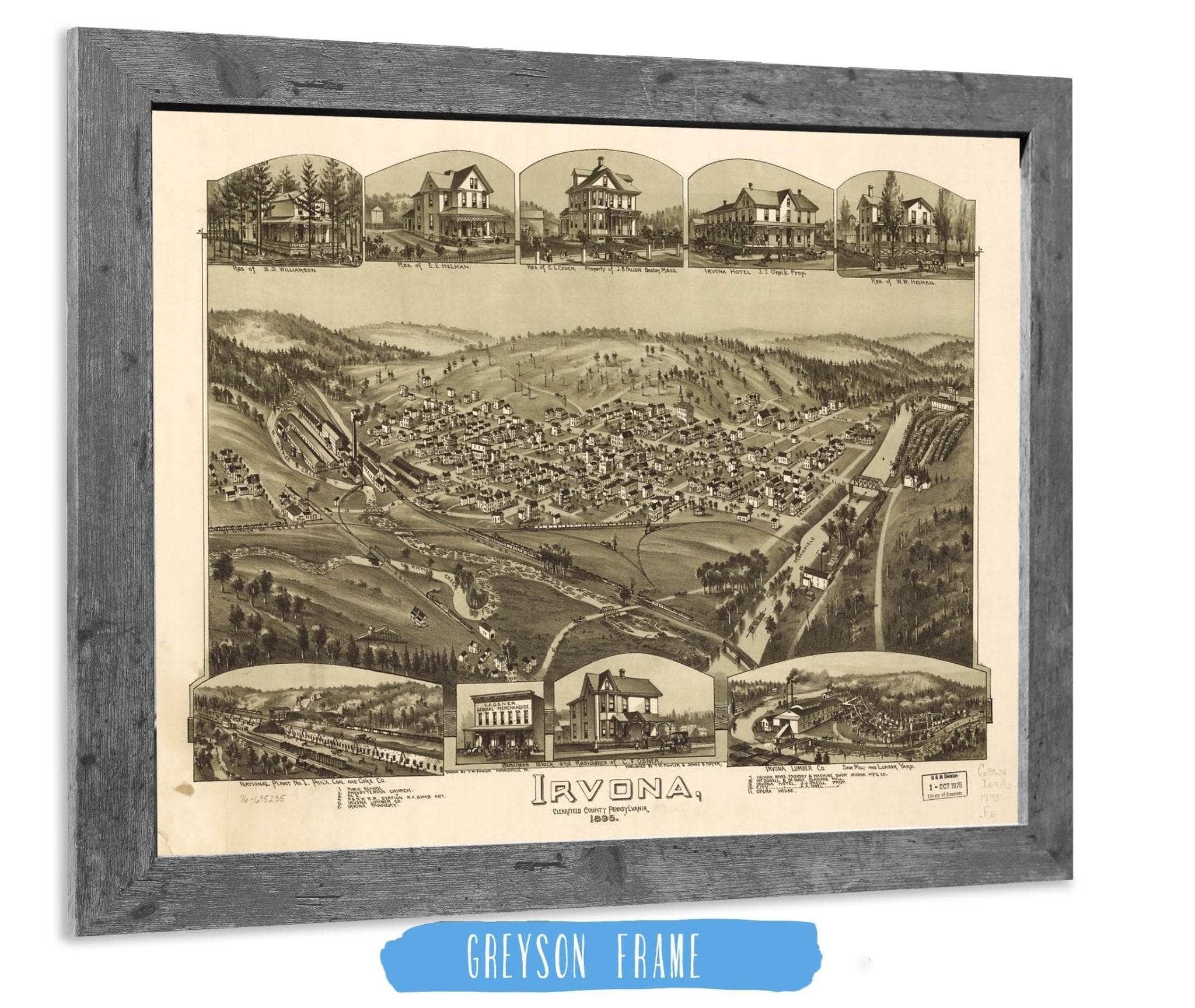 Irvona Clearfield County Pennsylvania State of Pennsylvania