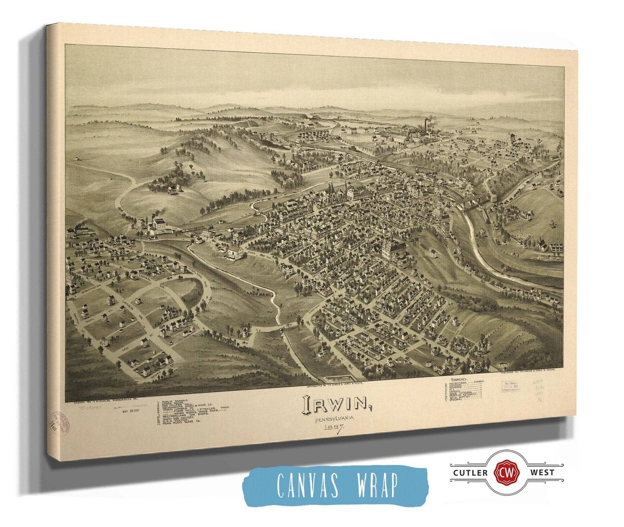 Irwin Pennsylvania 1897 State of Pennsylvania