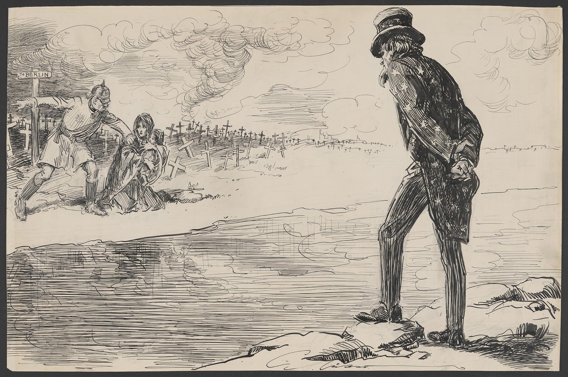 Is It Really Getting On His Nerves by Charles Dana Gibson