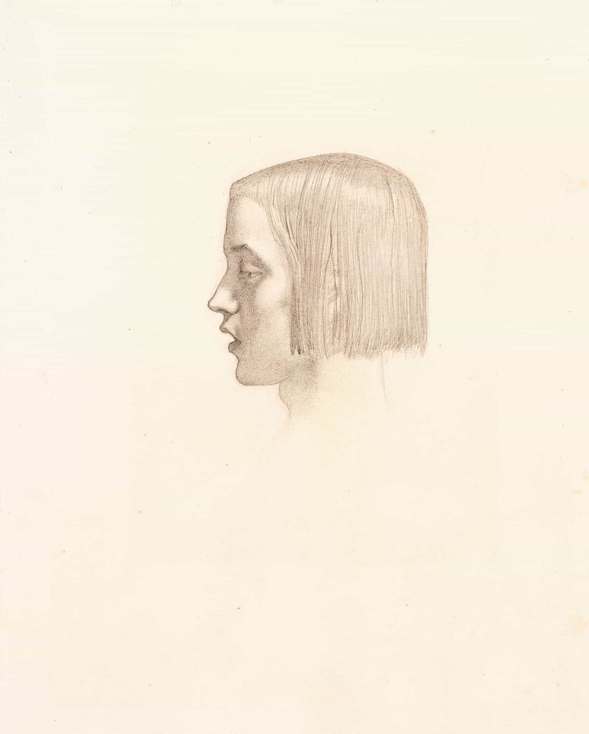Isabella Head Study Of The Youth by Sir John Everett Millais