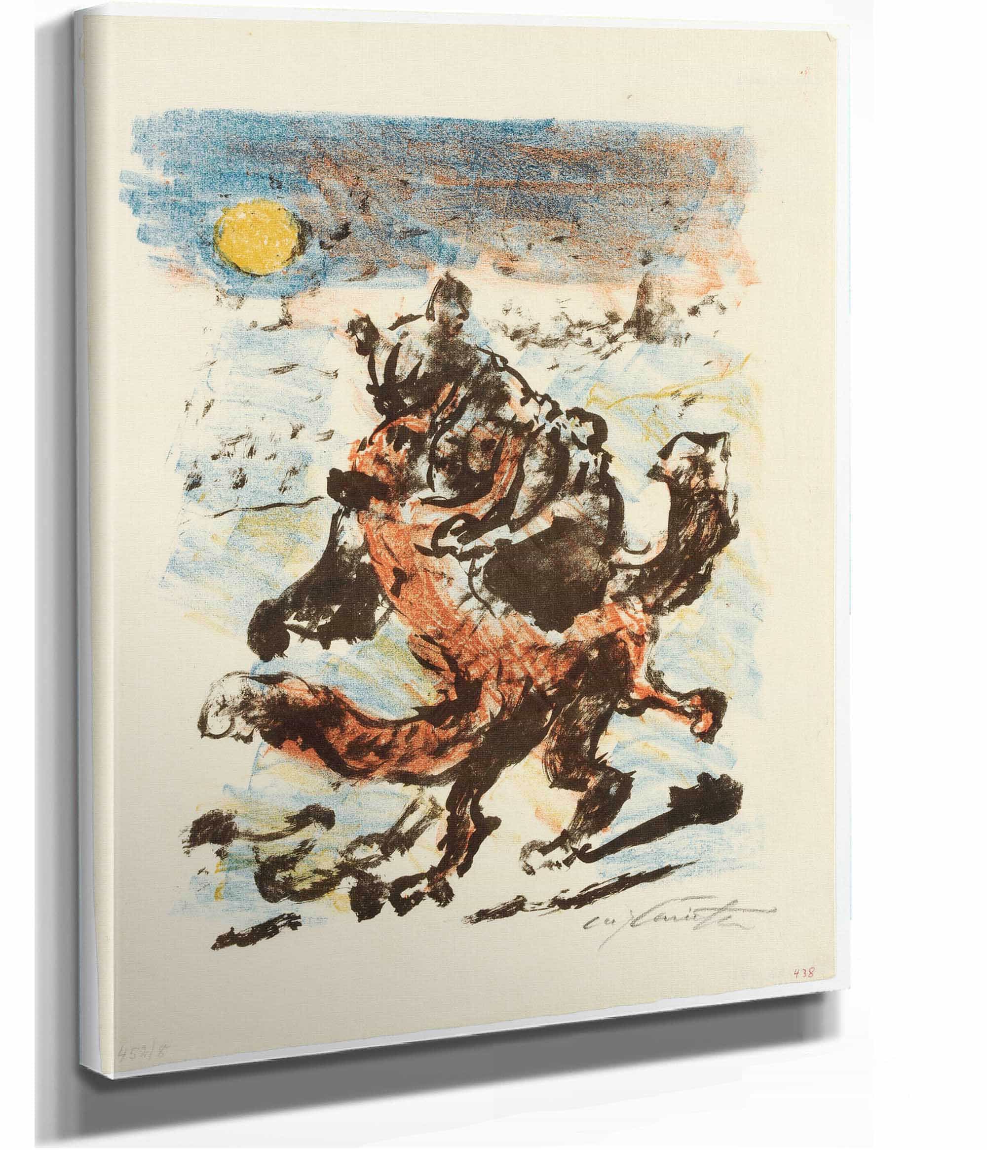 Isegrims Gattin Giremund Gibt Sich Reinecke Hin by Lovis Corinth