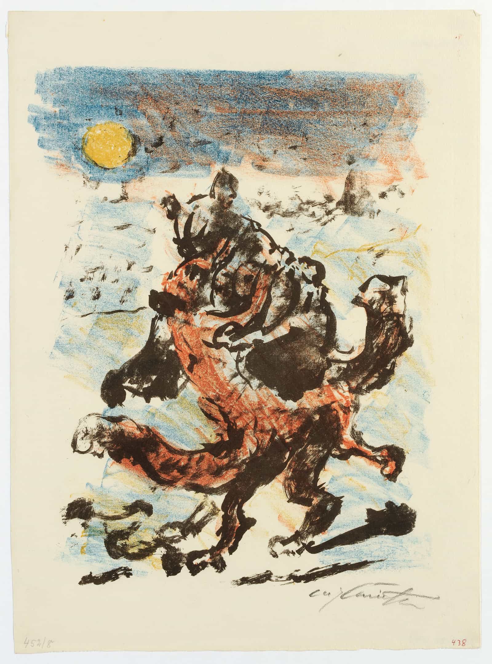 Isegrims Gattin Giremund Gibt Sich Reinecke Hin by Lovis Corinth