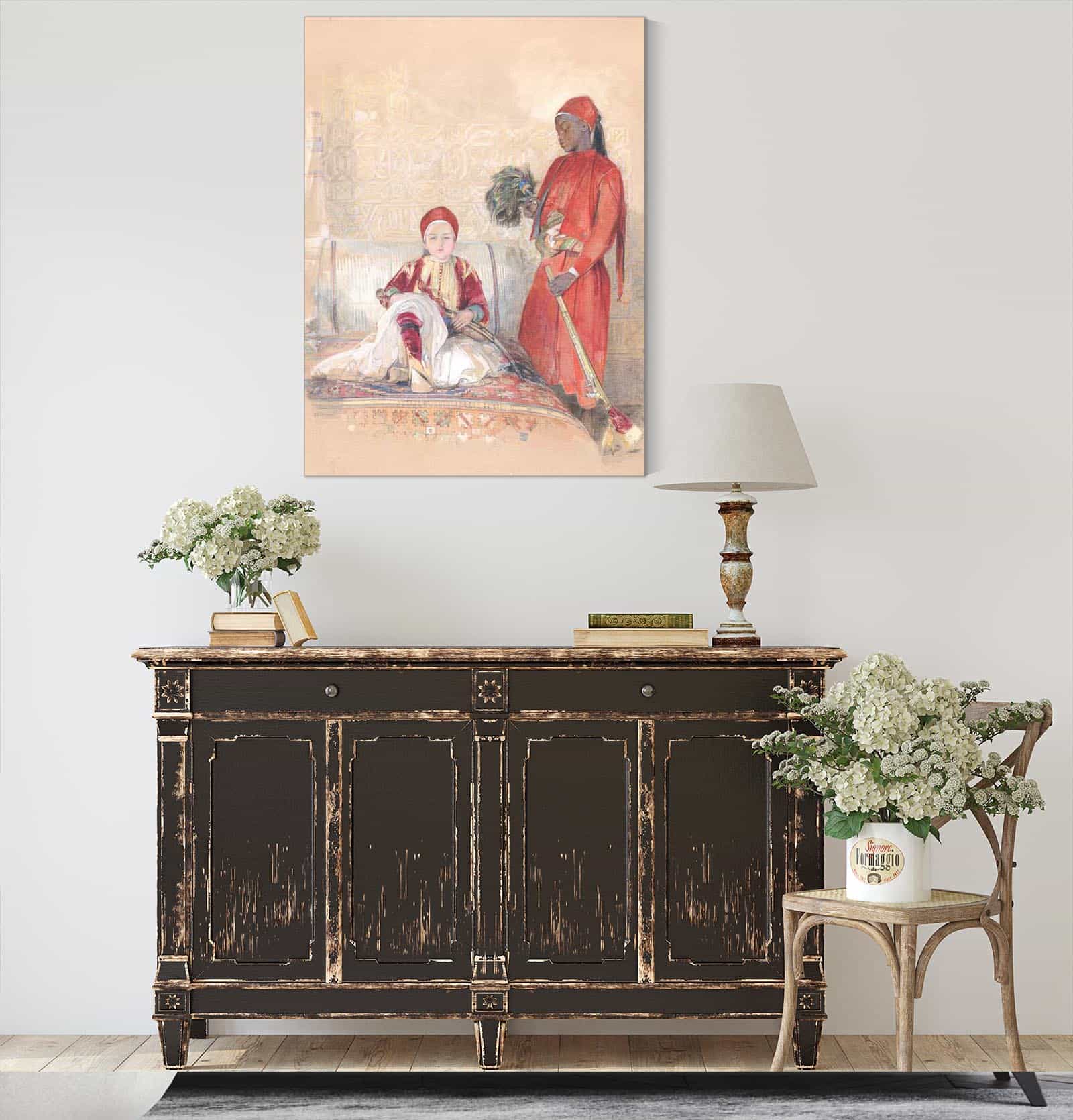Iskander Bey And His Servant by John Frederick Lewis