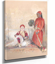 Iskander Bey And His Servant by John Frederick Lewis