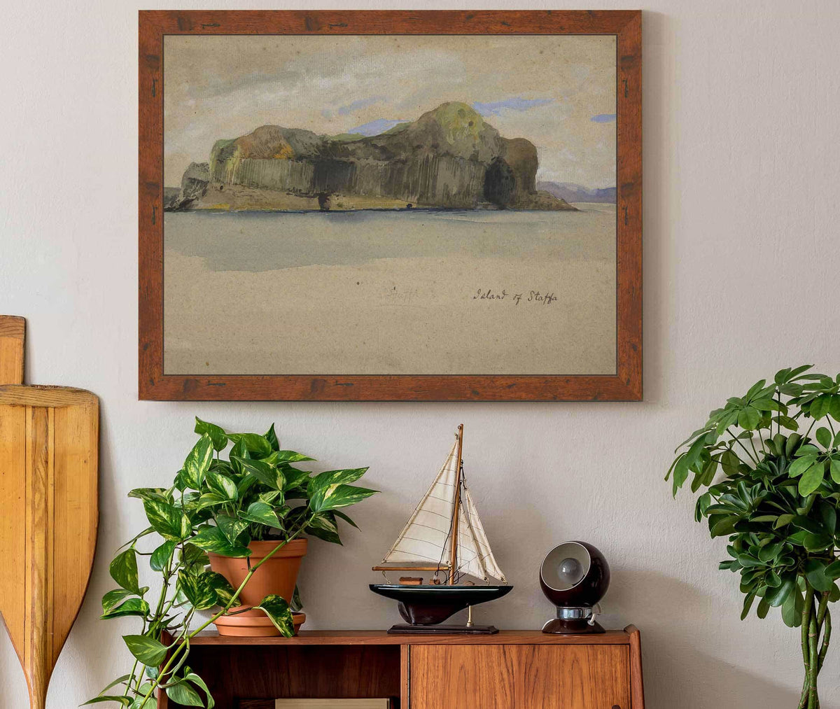 Island Of Staffa by Edwin Austin Abbey