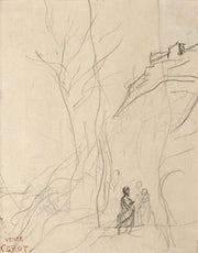 Italian Landscape by Jean Baptiste Camille Corot