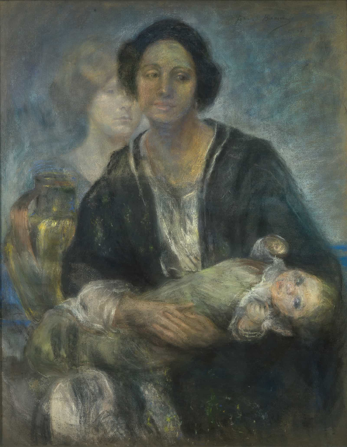 Italian Woman With Child by Alice Pike Barney