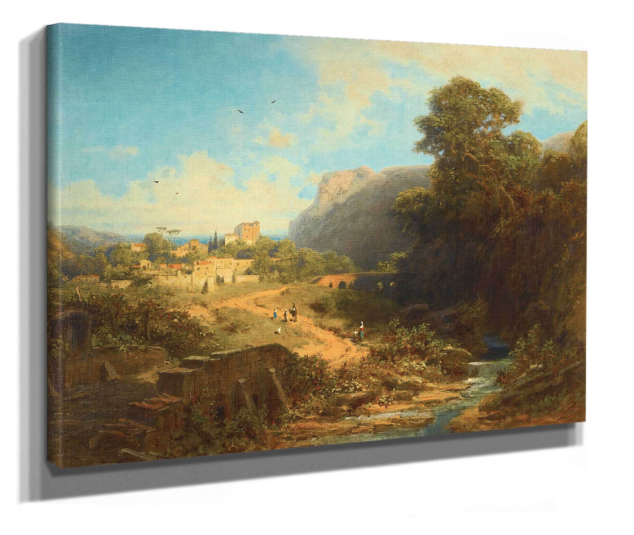 Italienische Landschaft Italian Landscape by Carl Spitzweg