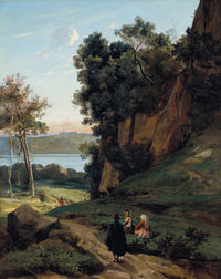Italiens Dalbano by Jean Baptiste Camille Corot