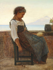 Italiensk Morlille Tager Sig Et Hvil by Carl Bloch
