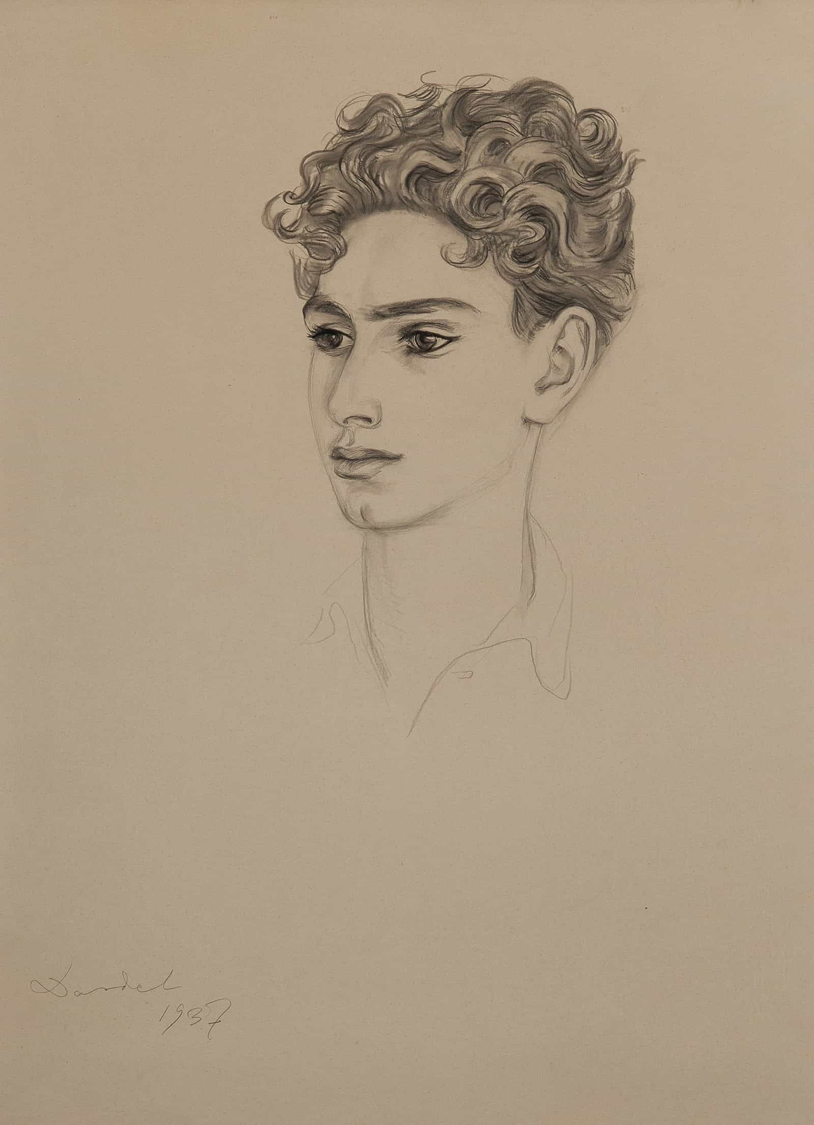 Italiensk Pojke by Nils Dardel