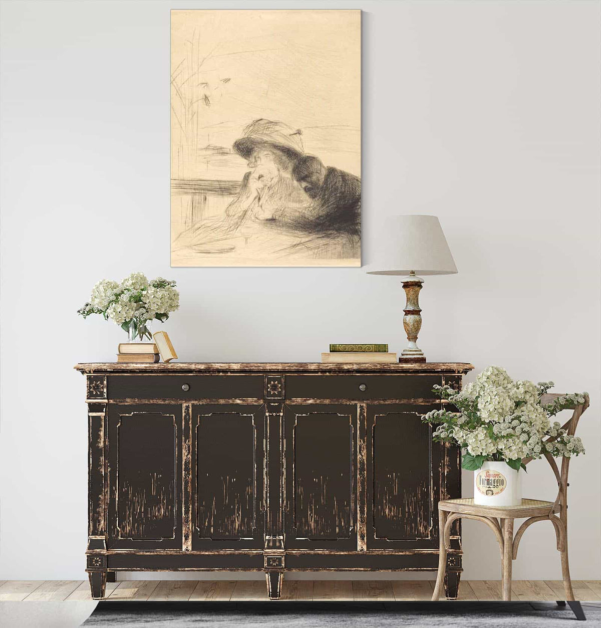 Its Over Large Plate by Jean Louis Forain