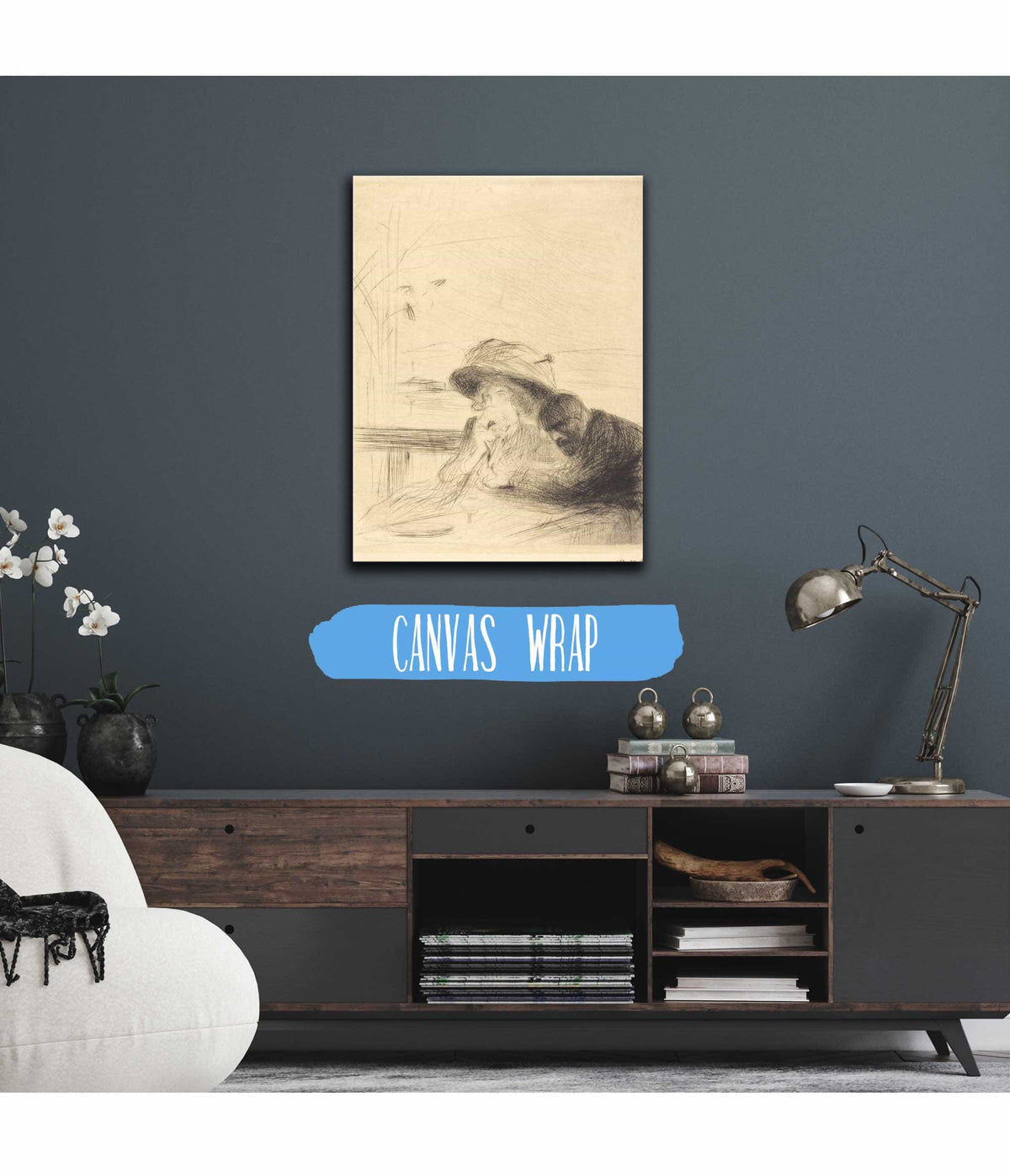 Its Over Large Plate by Jean Louis Forain