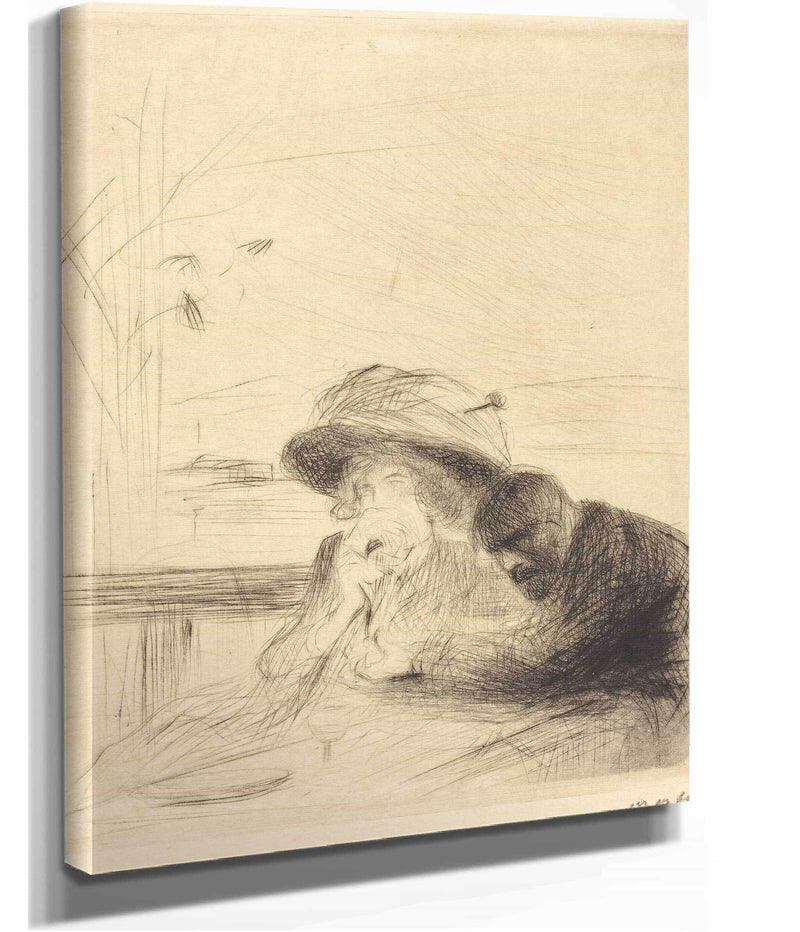 Its Over Large Plate by Jean Louis Forain