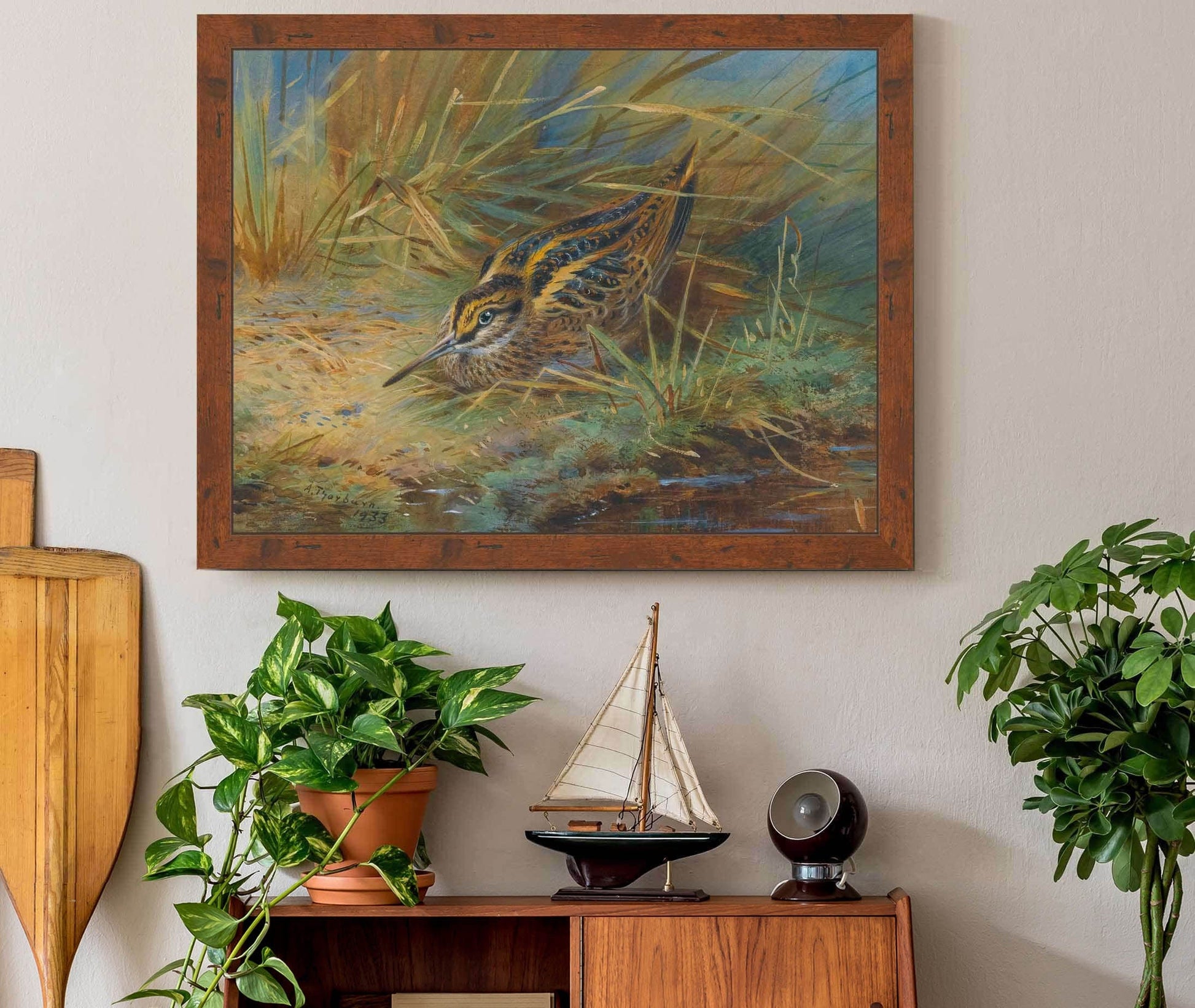 Jack Snipe by Archibald Thorburn