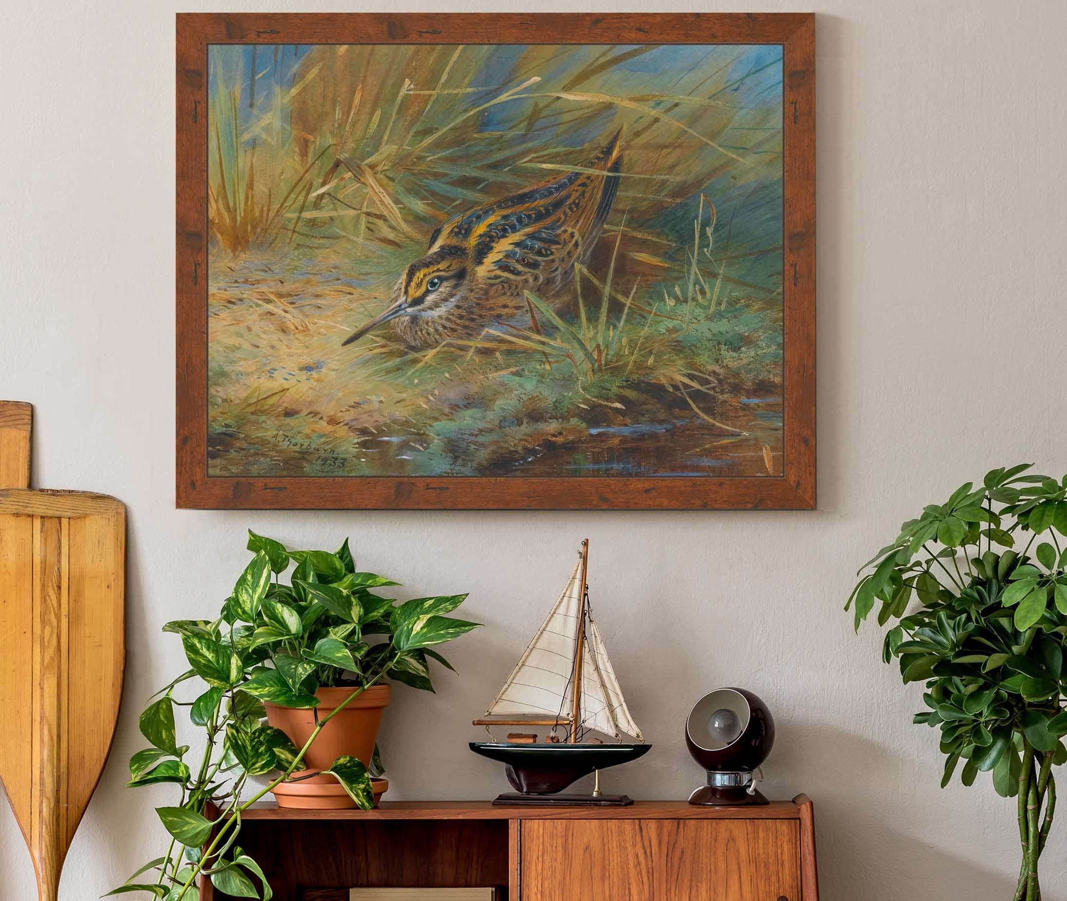 Jack Snipe by Archibald Thorburn