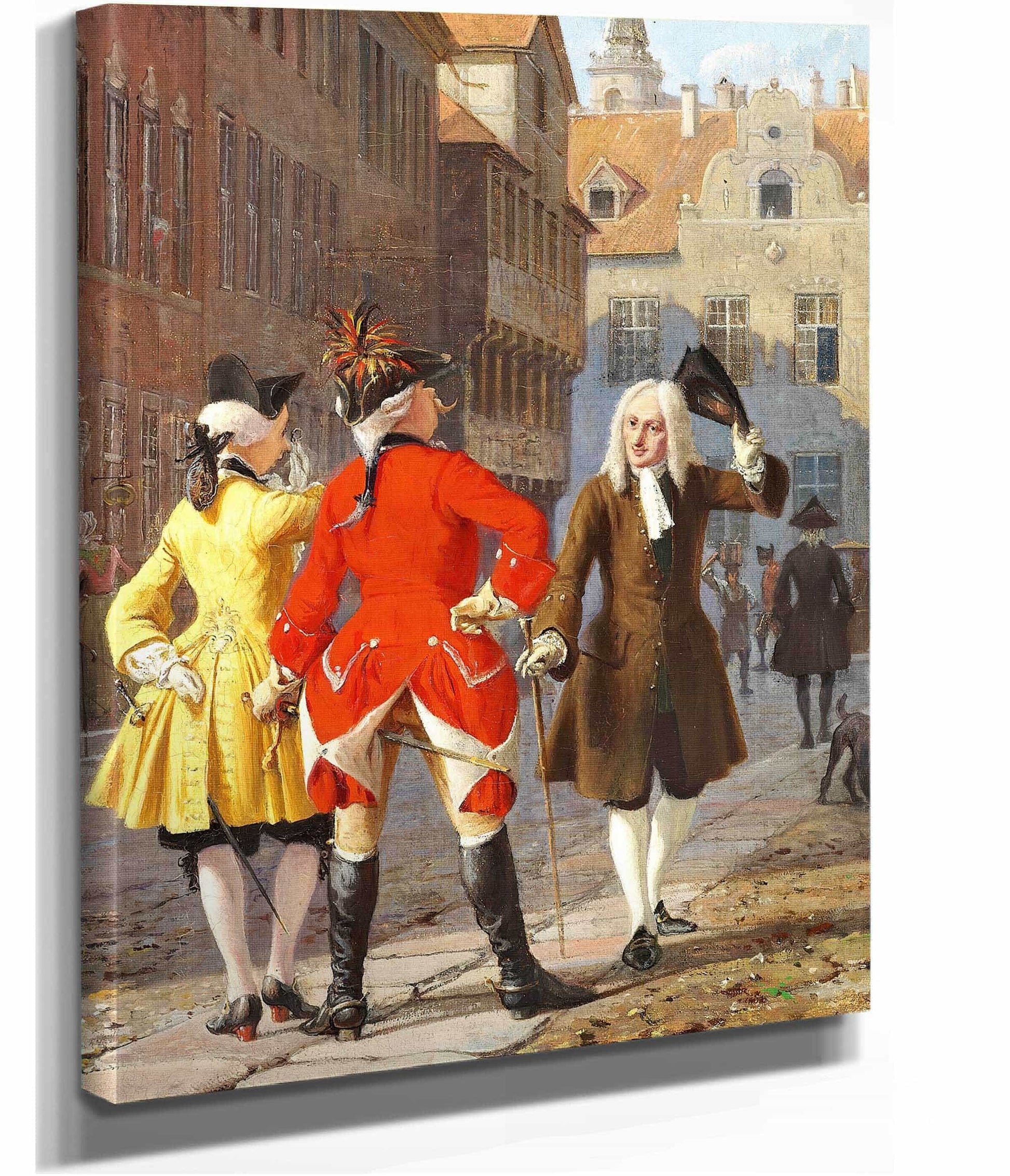 Jacob V Thybo Og Jean De France by Wilhelm Marstrand