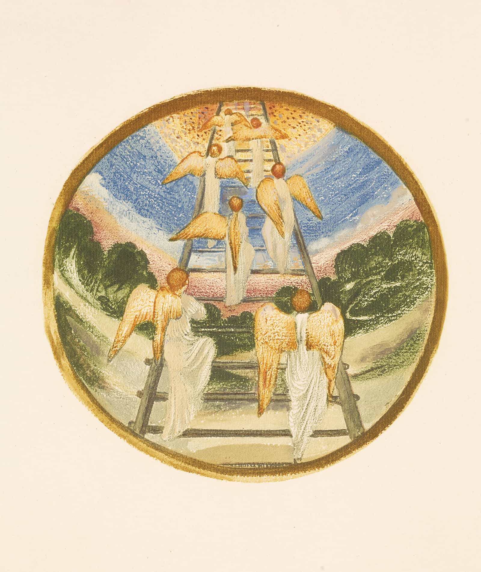 Jacobs Ladder by Sir Edward Coley Burne Jones