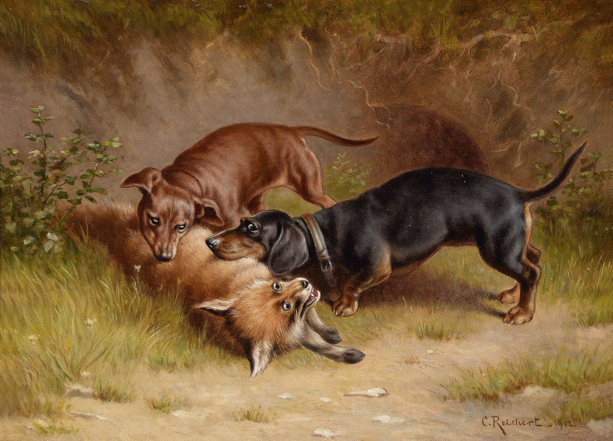 Jagdbeute by Carl Reichert