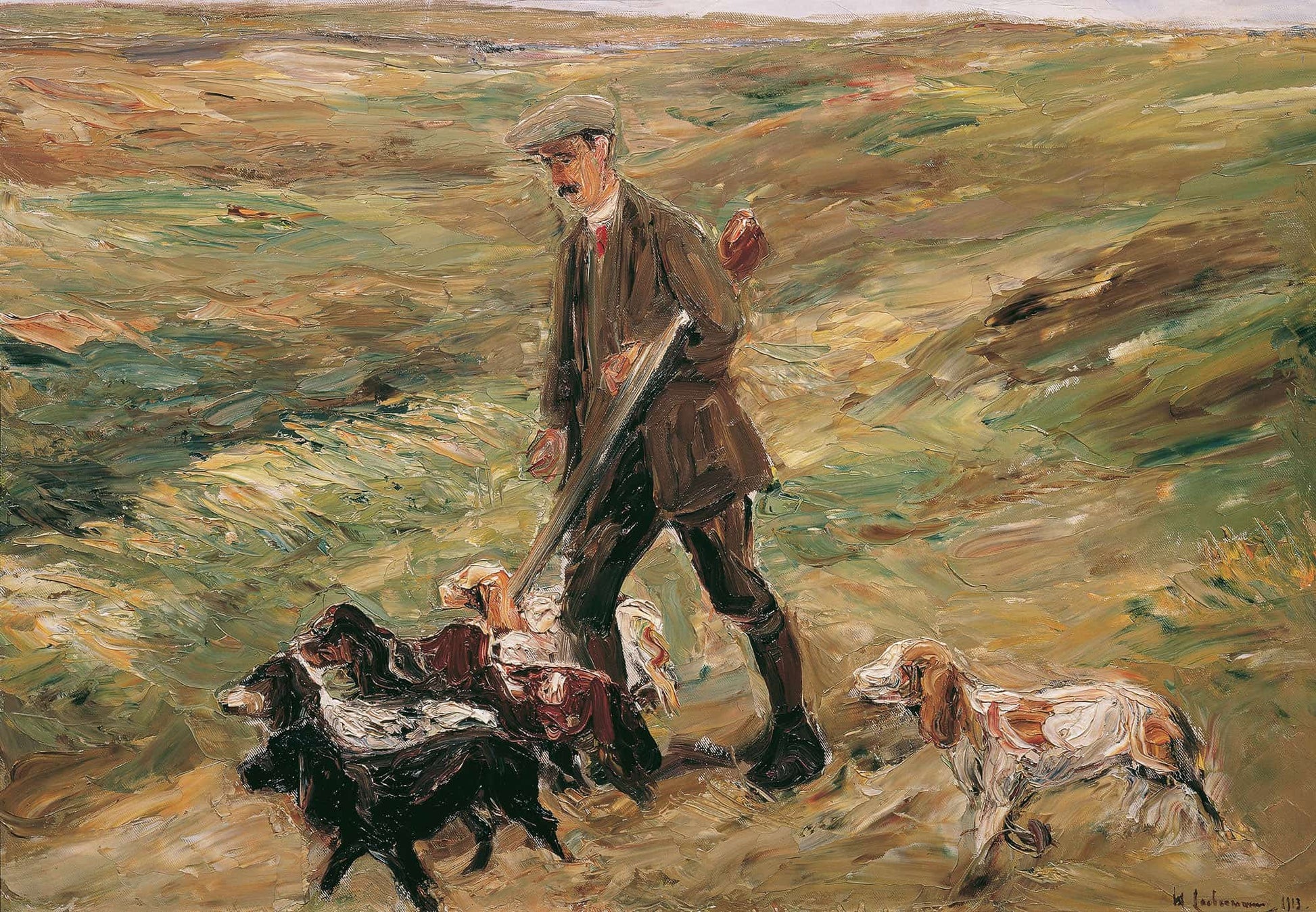 Jager In Den Dunen by Max Liebermann