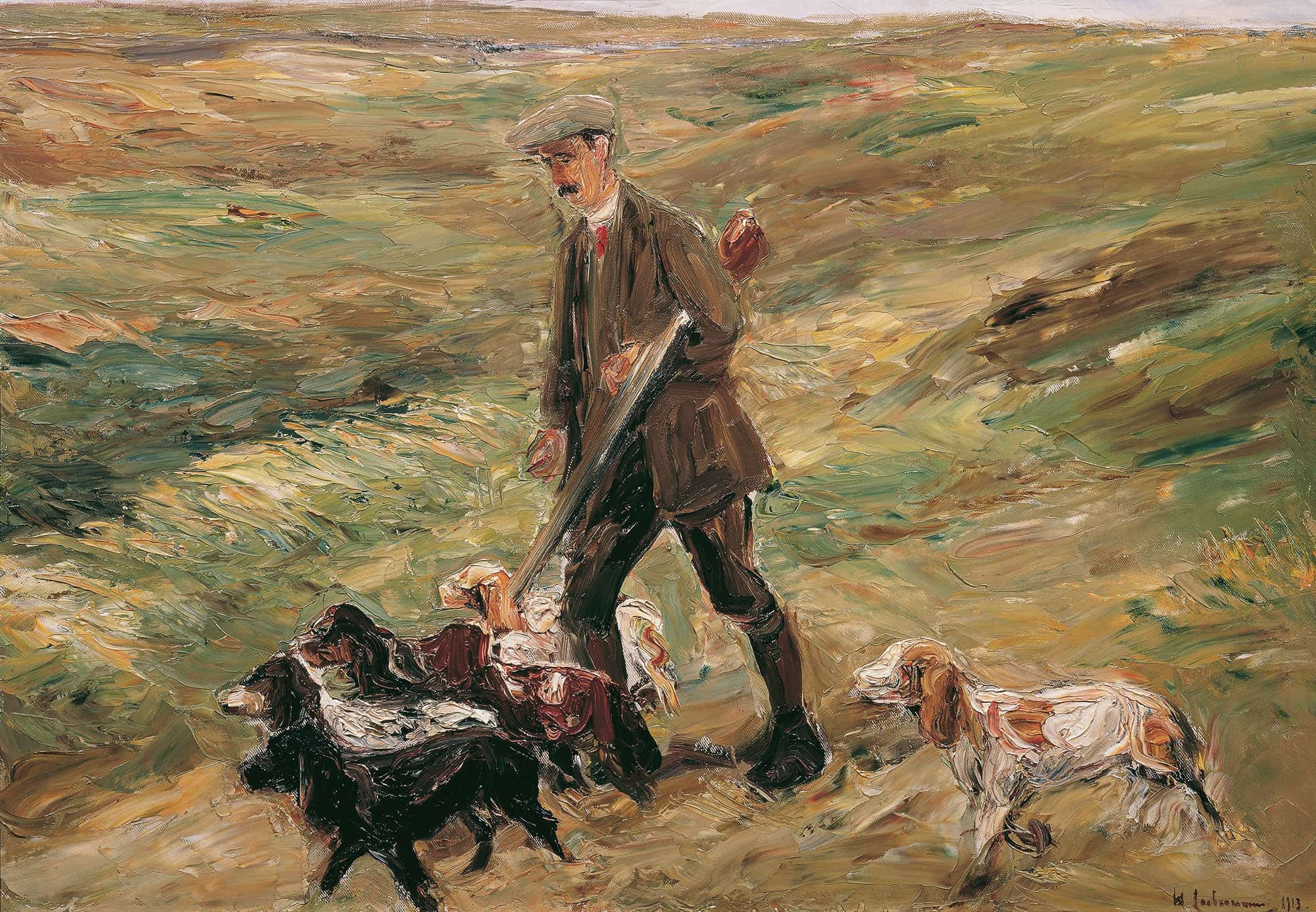 Jager In Den Dunen by Max Liebermann
