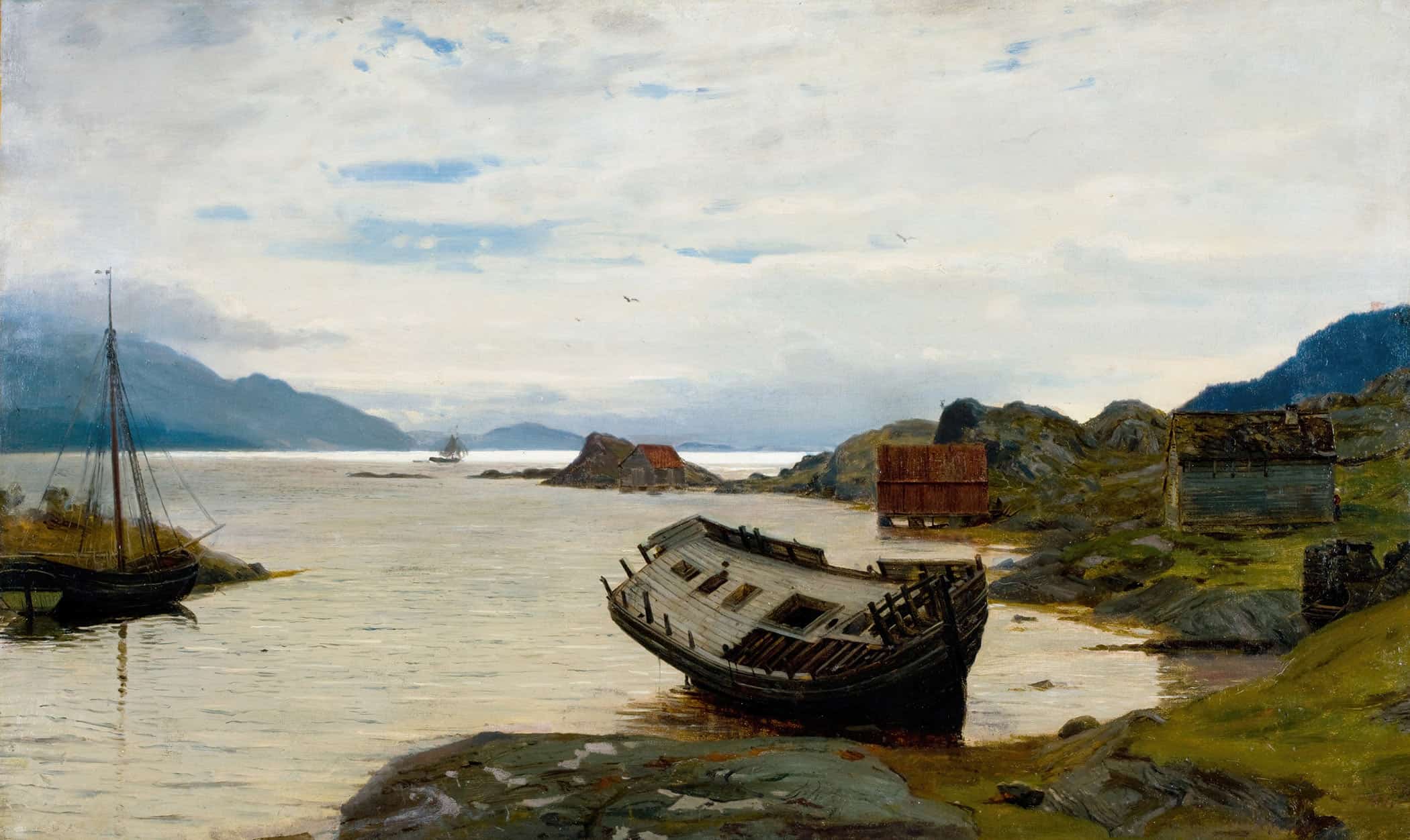 Jaktevrak Olve by Amaldus Nielsen