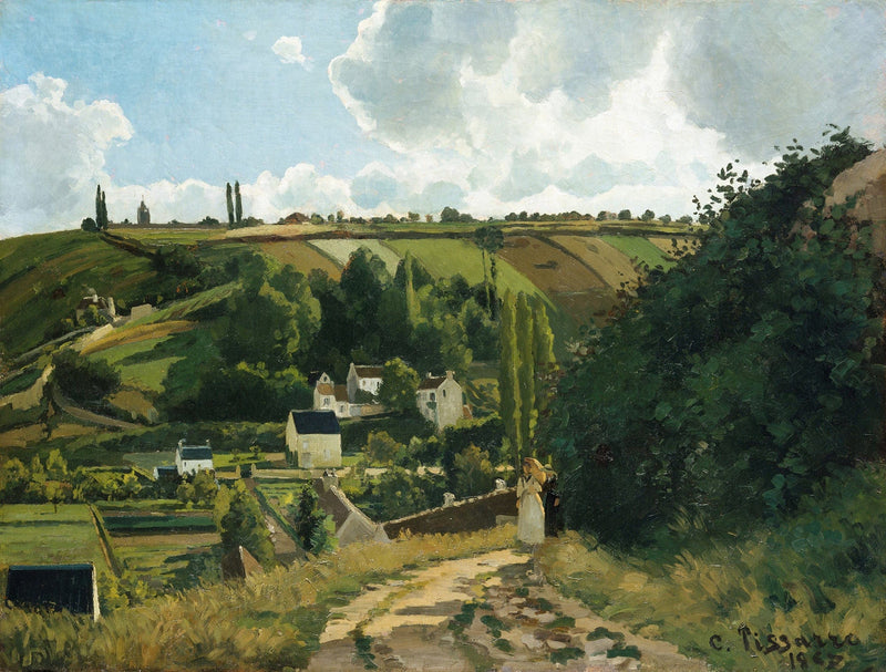 Jalais Hill Pontoise by Camille Pissarro