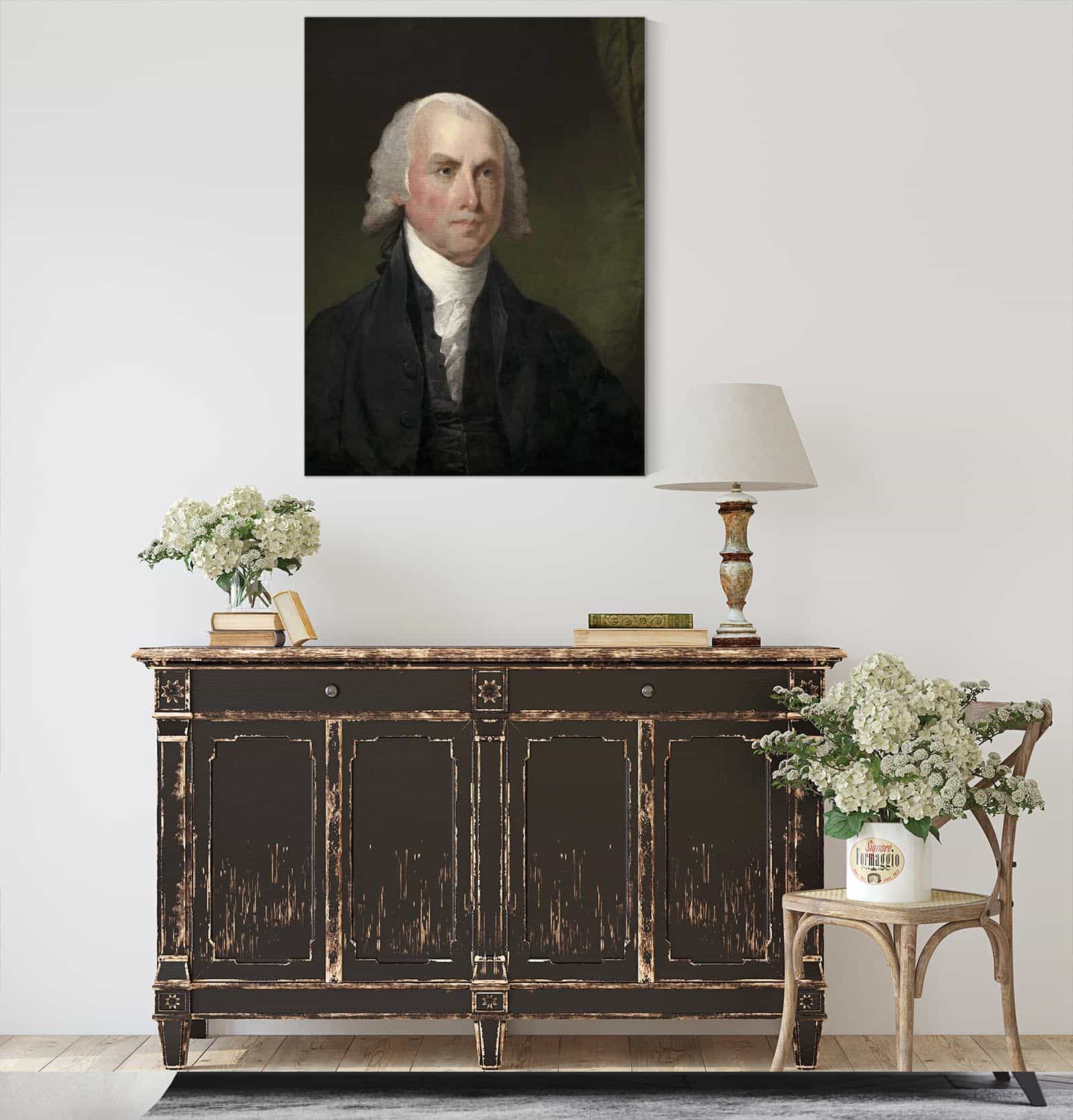 James Madison by Gilbert Stuart