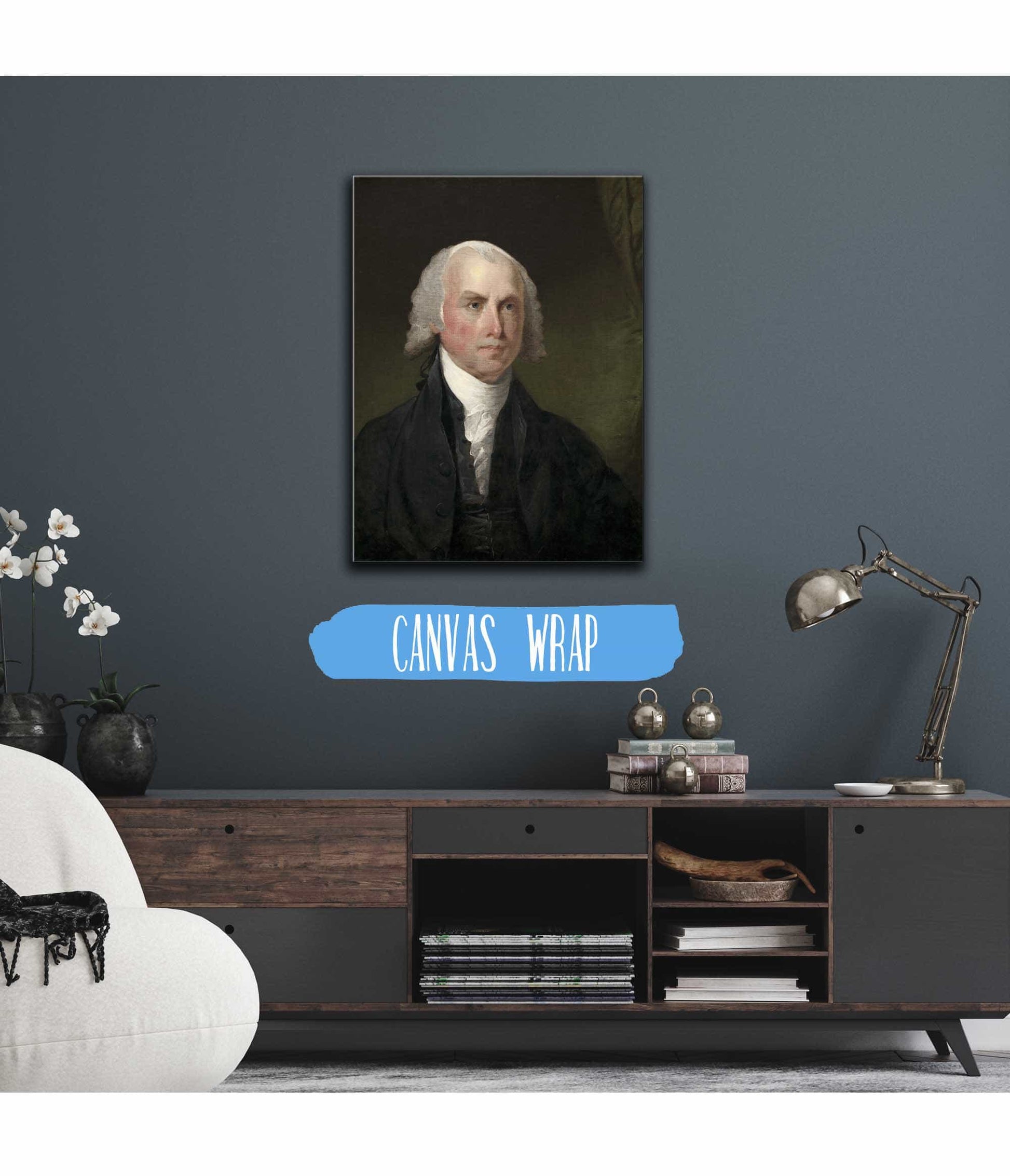 James Madison by Gilbert Stuart