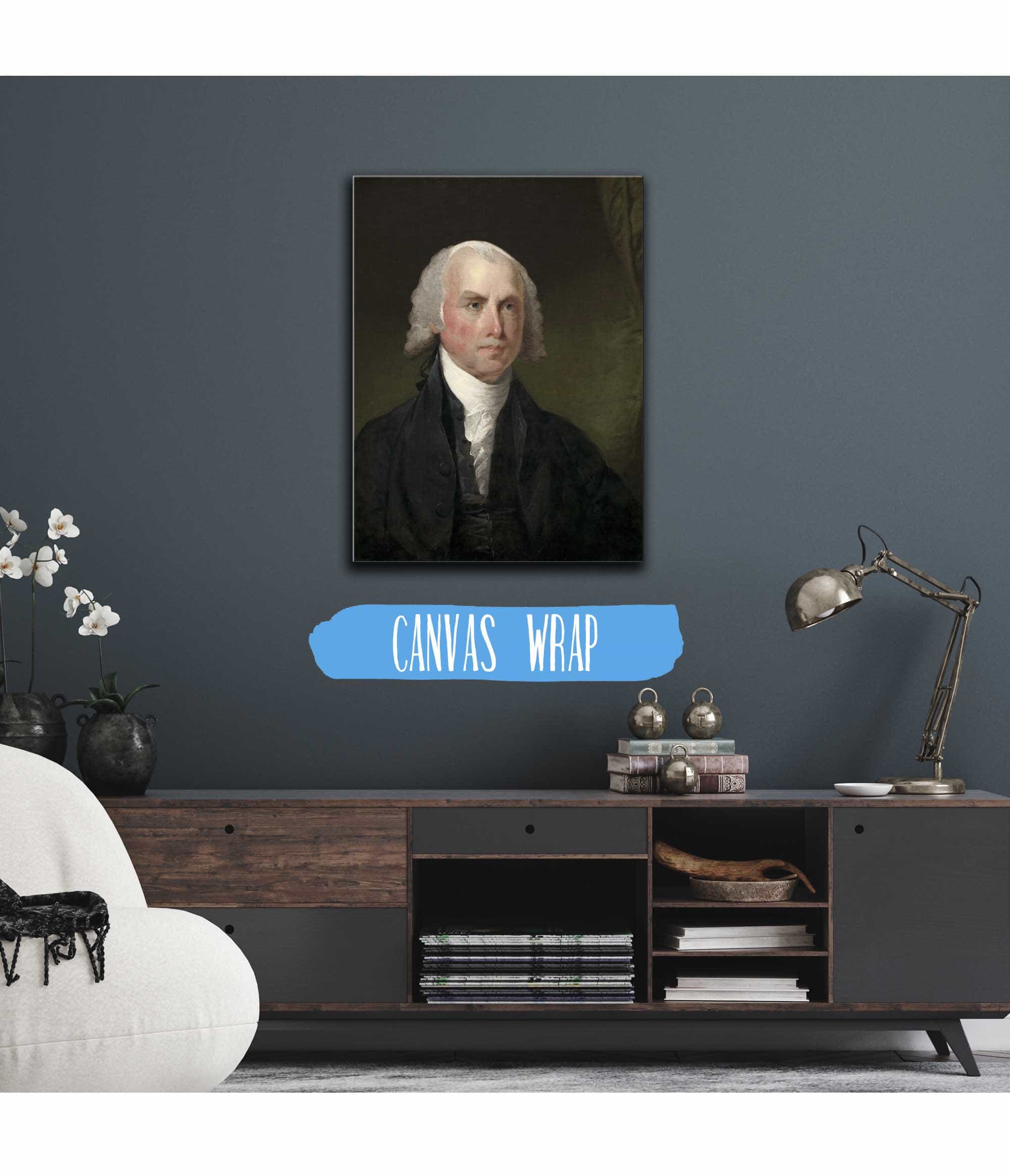 James Madison by Gilbert Stuart