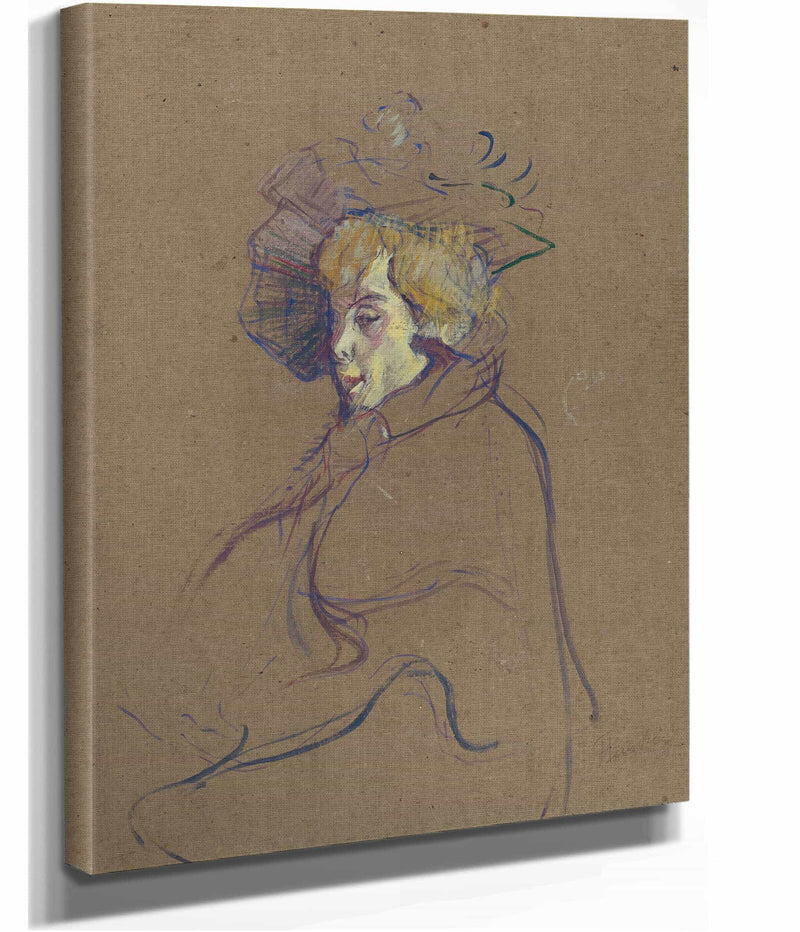 Jane Avril by Henri De Toulouse Lautrec