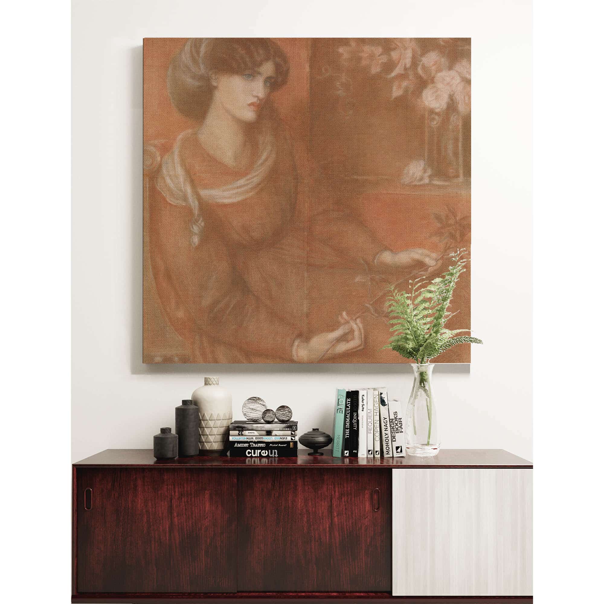 Jane Morris Study For Mariana by Dante Gabriel Rossetti