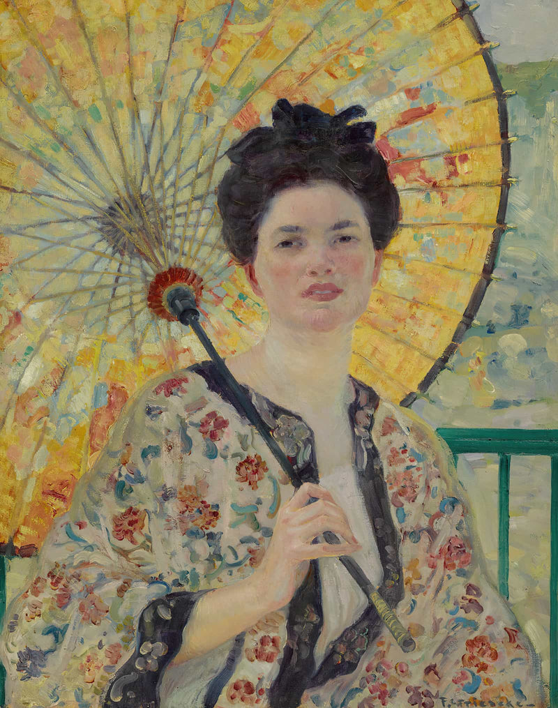 Japanese Parasol by Frederick Carl Frieseke