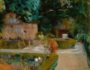 Jardin De Los Adarves Alhambra Granada by Joaquin Sorolla