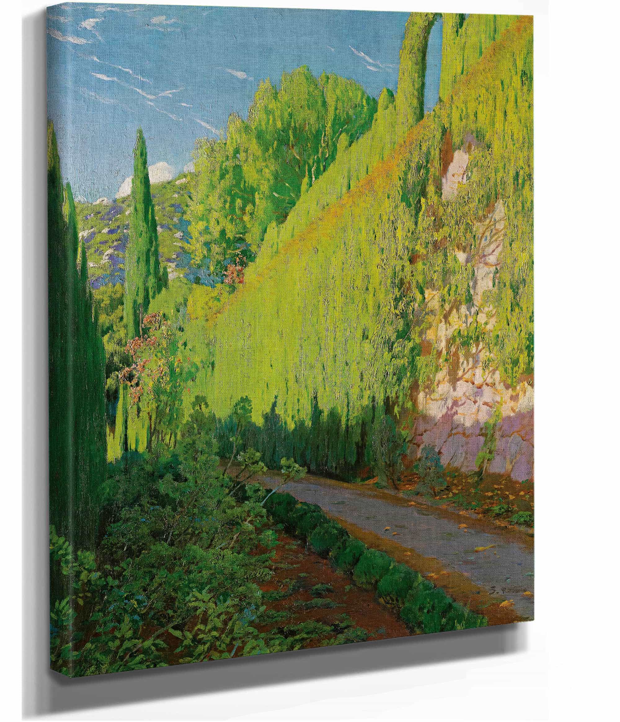 Jardin De Sa Coma Valdemosa Garden Of Sa Coma Valdemosa by Santiago Rusinol