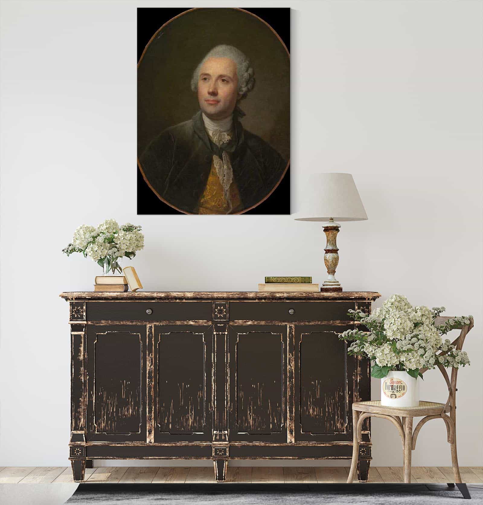 Jean Jacques Caffieri   by Jean Baptiste Greuze