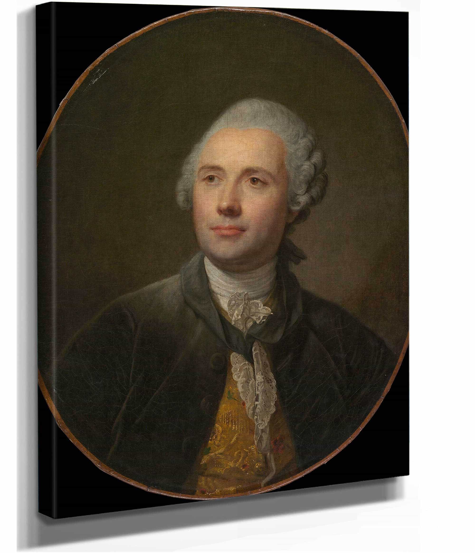 Jean Jacques Caffieri   by Jean Baptiste Greuze
