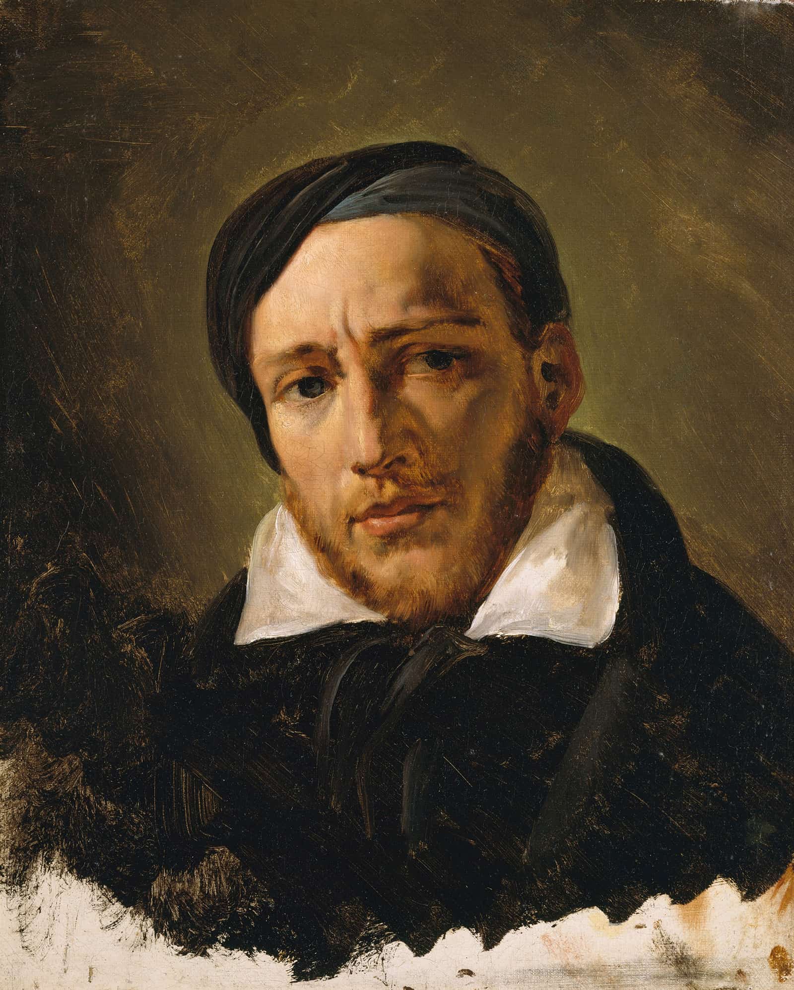 Jean Louis Andre Theodore Gericault   by Horace Vernet