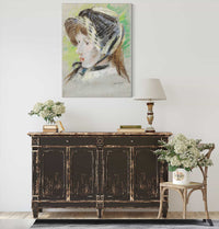 Jeanne Pontillon A La Capeline by Berthe Morisot