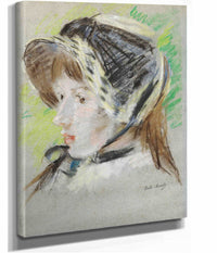 Jeanne Pontillon A La Capeline by Berthe Morisot
