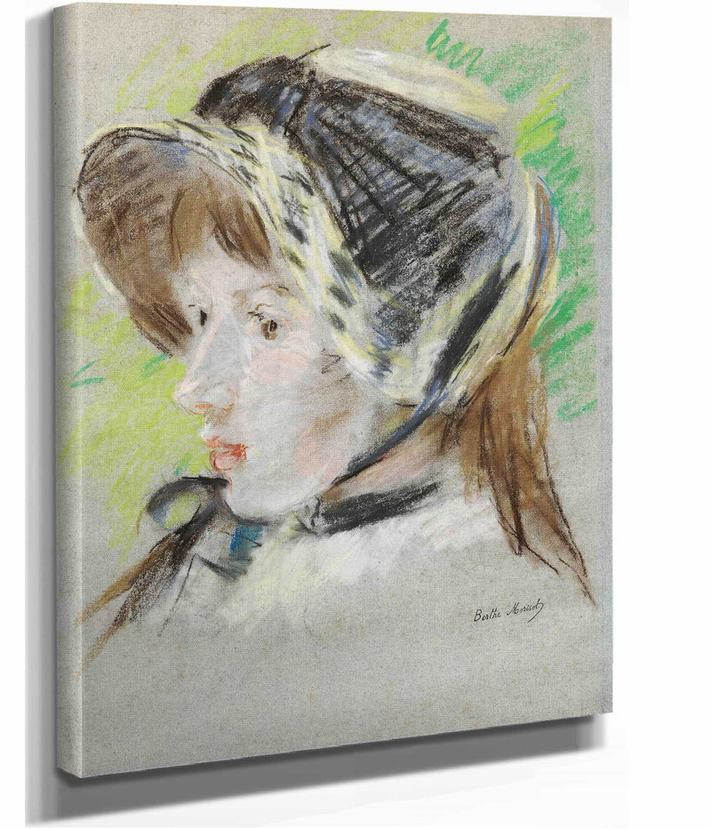 Jeanne Pontillon A La Capeline by Berthe Morisot