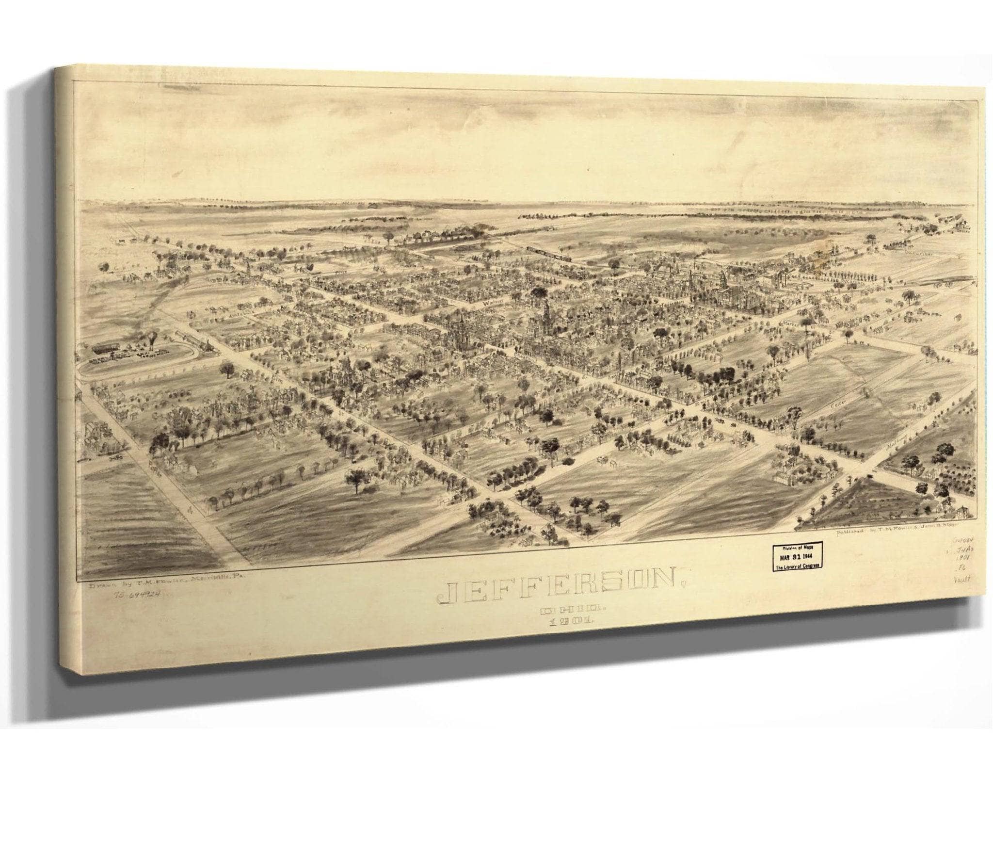 Jefferson Ohio 1901  State Of Ohio