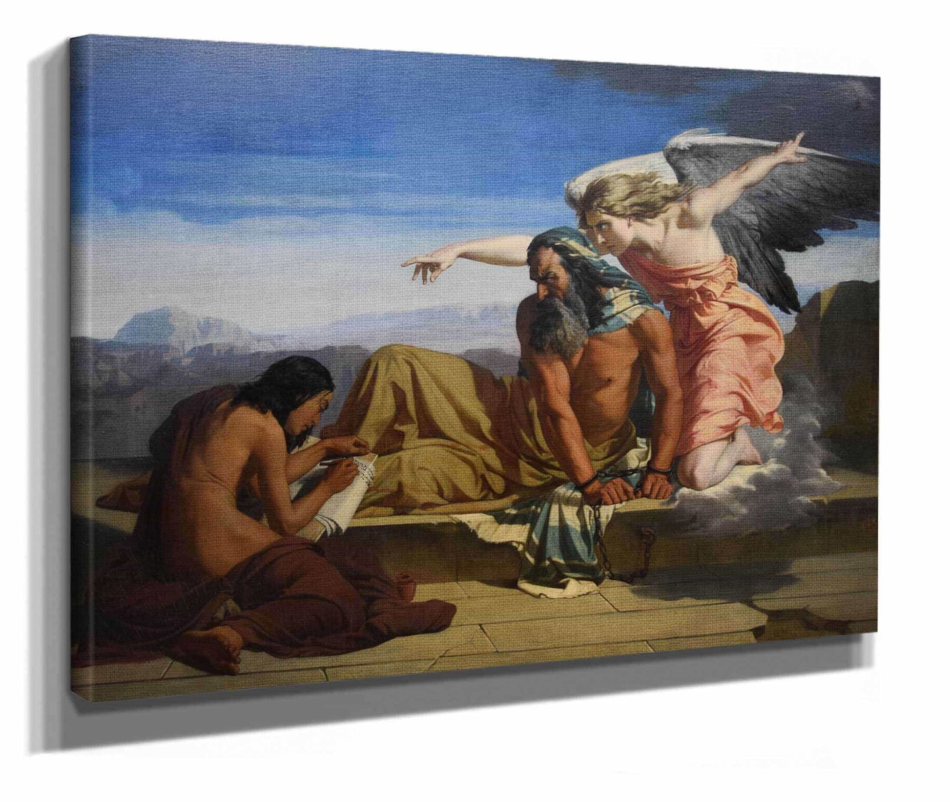 Jeremie Prohete Dictant Ses Propheties by Henri Lehmann
